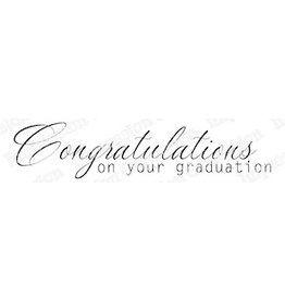 Impression Obsession Congratulations Graduate CLING Stamps