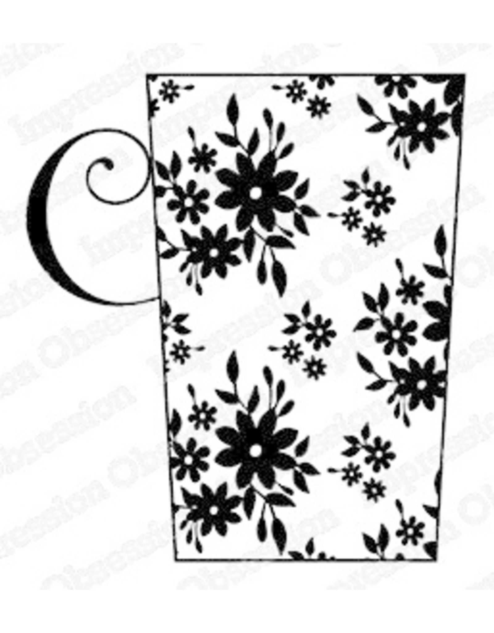 Impression Obsession Daisy Cup CLING Stamps