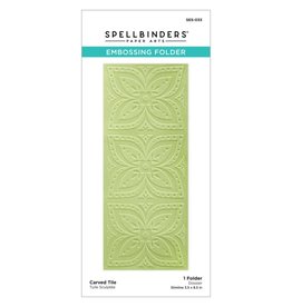 Spellbinders Carved Tile Embossing Folder