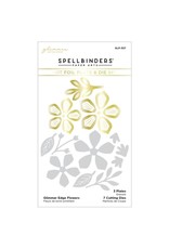 Spellbinders Glimmer Edge Flowers -  Glimmer Hot Foil Plate & Die Set