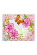 Spellbinders Glimmer Edge Flowers -  Glimmer Hot Foil Plate & Die Set