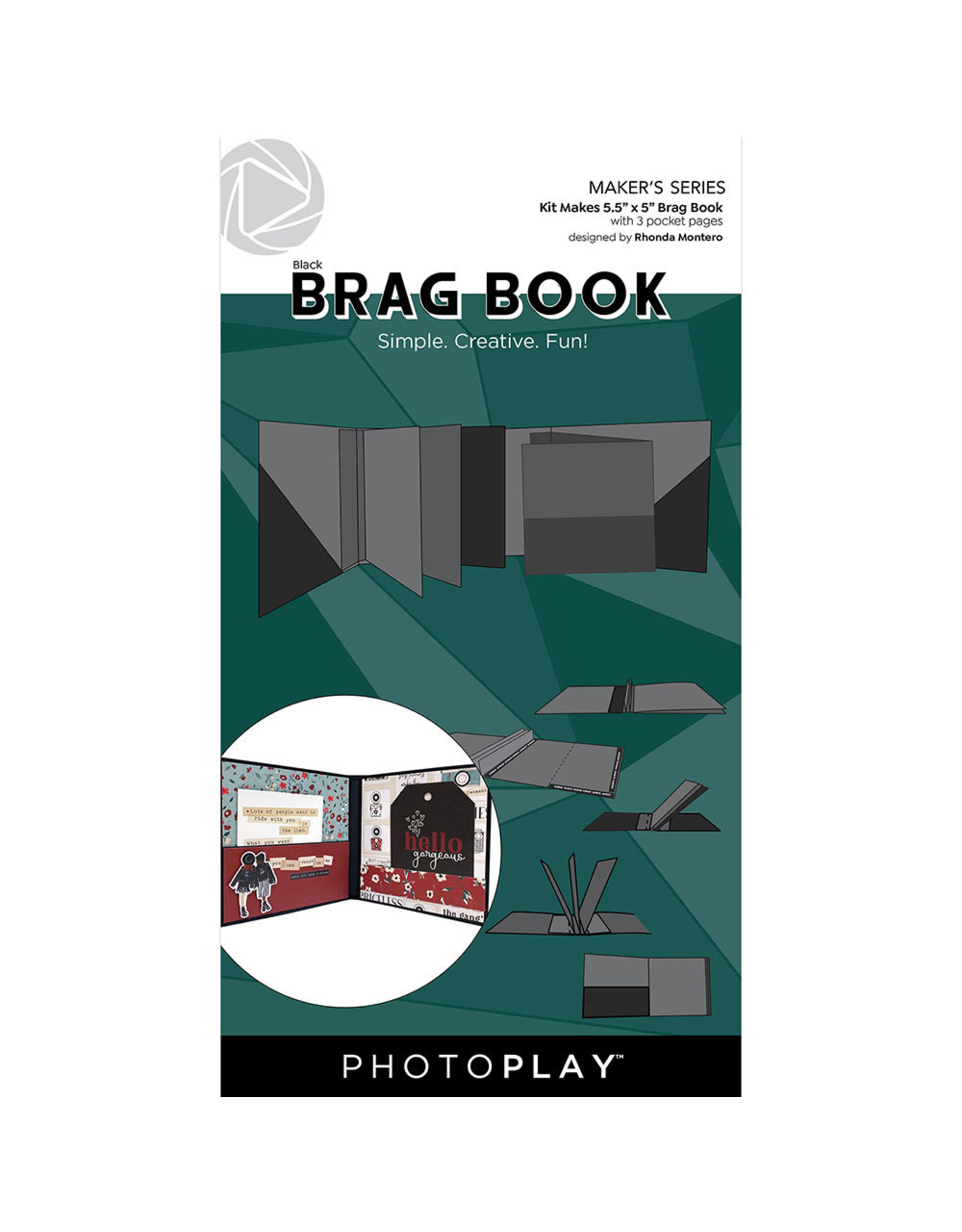 PHOTOPLAY Brag Book - Black