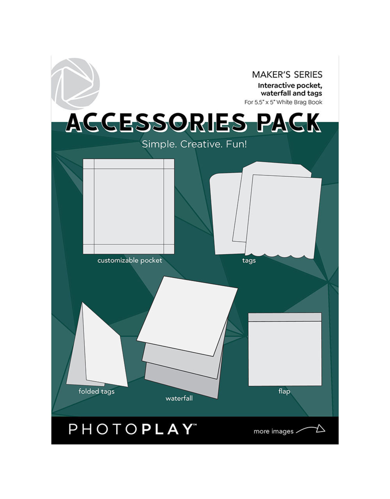 PHOTOPLAY Brag Book  - Accessory Pack White