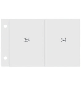 Simple Stories SNAP! Pocket Pages Horizontal - 3x4 Refill Pages