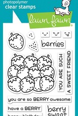 Lawn Fawn How You Bean? Strawberries Add-On - Clear Stamps and Lawn Cuts
