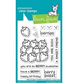 Lawn Fawn How You Bean? Strawberries Add-On - Clear Stamps