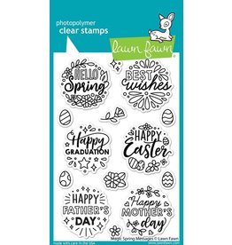 Lawn Fawn Magic Spring Messages - Clear Stamps