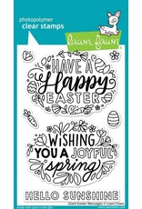 Lawn Fawn Giant Easter Message - Clear Stamps