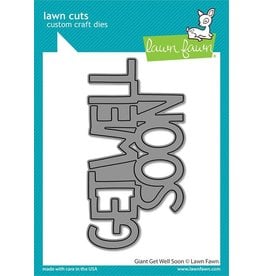 Lawn Fawn Giant Get Well Soon - Lawn Cuts