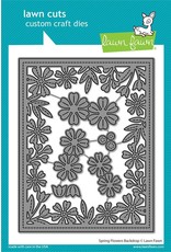 Lawn Fawn Spring Flowers Backdrop Dies - Lawn Cuts