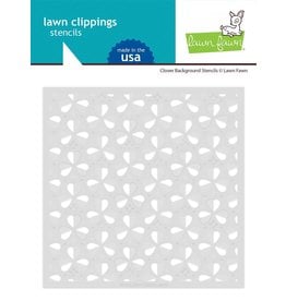Lawn Fawn Clover Background Stencil - Lawn Clippings