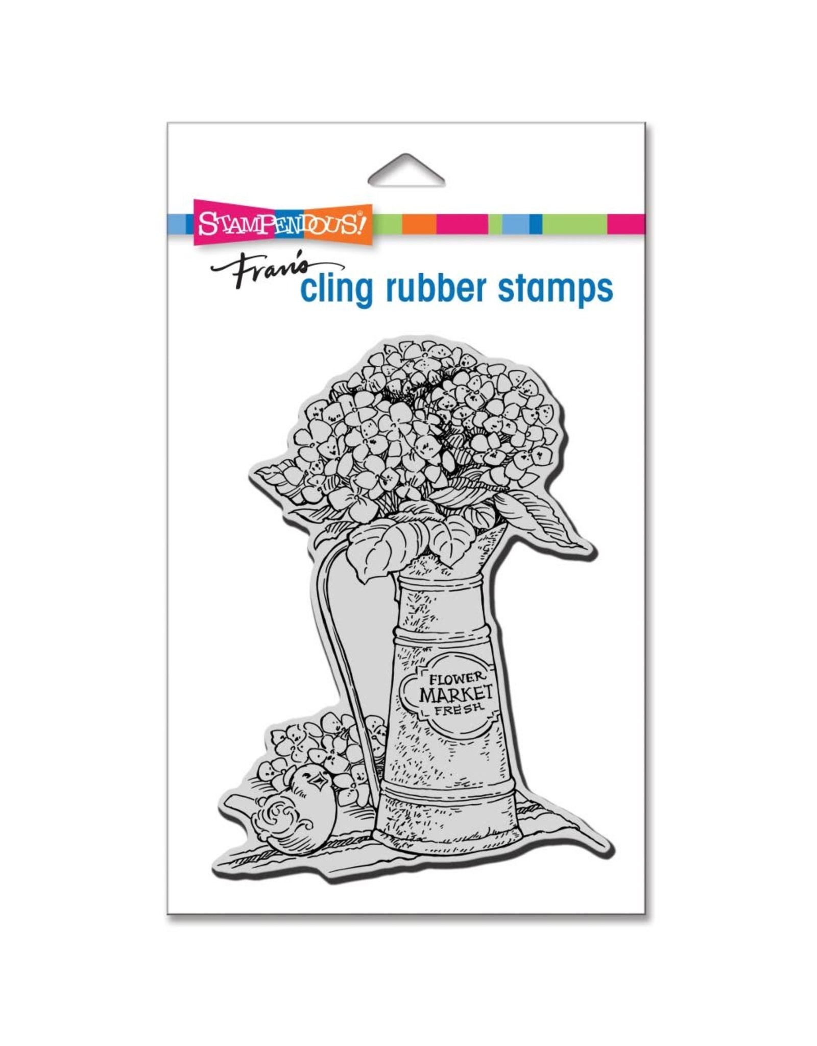 Stampendous Hydrangea Tin Cling Stamp