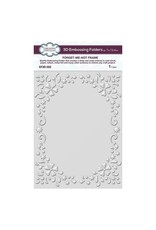 Creative Expressions 3D Embossing Folder 5 3/4 x 7 1/2 Forget-me-not Frame