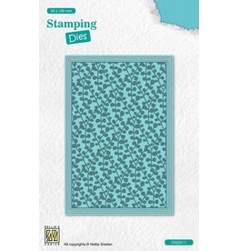 Nellie's Stamping Die Rectangle - Branches