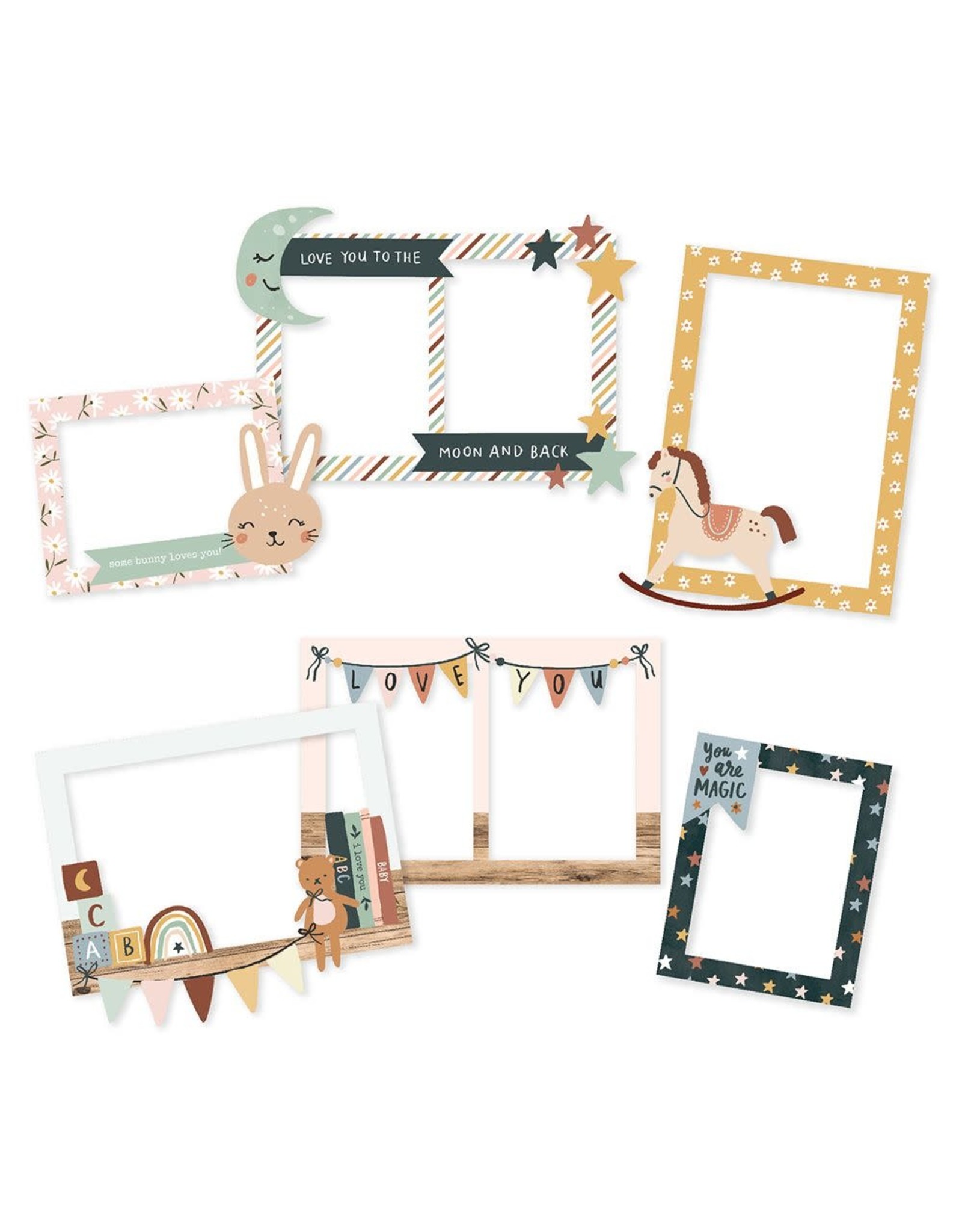 Simple Stories Boho Baby - Chipboard Frames