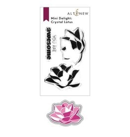 ALTENEW Mini Delight: Crystal Lotus Stamp and Die Set