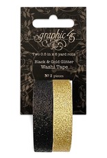 Graphic 45 Washi- Black and Gold