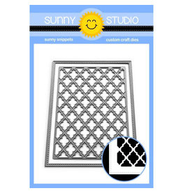 Sunny Studio Stamps Frilly Frames Quatrefoil
