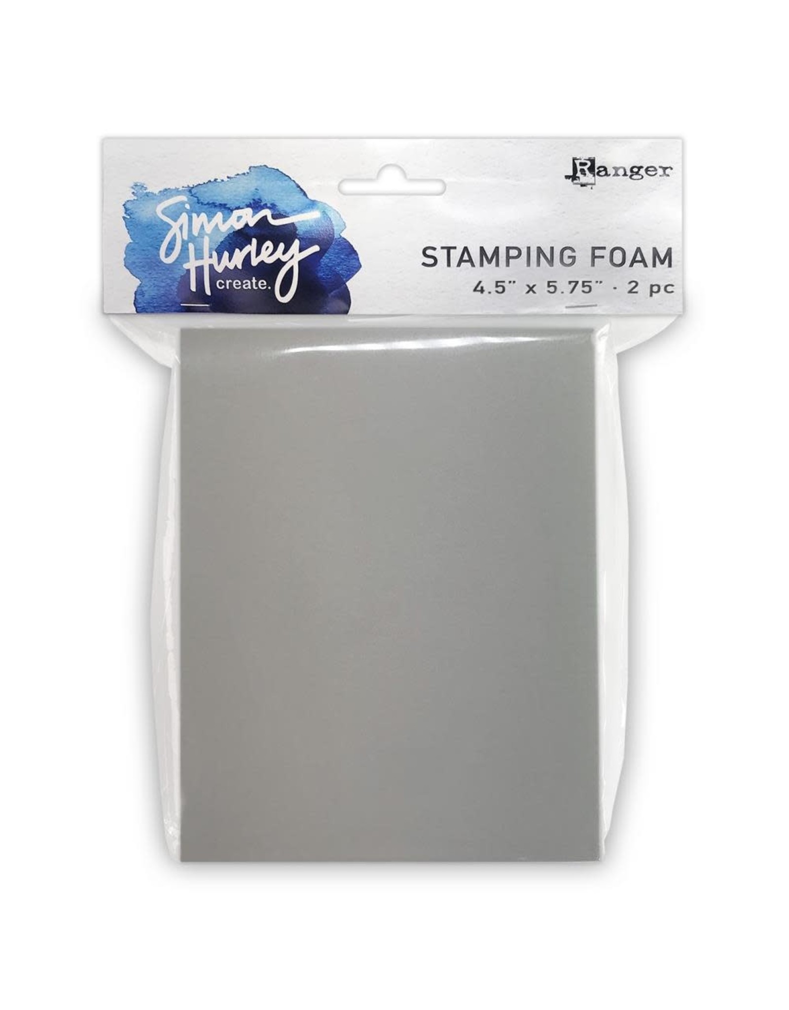 Simon Hurley-Ranger Stamping Foam 4.5"X5.75" 2/Pkg