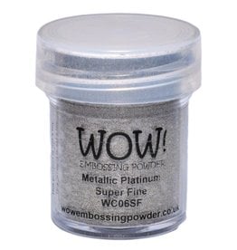 WOW! WOW!  Embossing Powder -  Metallic Platinum Super Fine