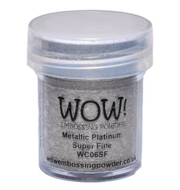 WOW! WOW! Embossing Powder Super fine - Metallic Platinum