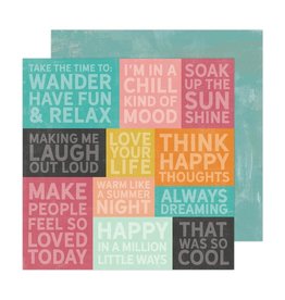 Heidi Swapp Sun Chaser - 12 x 12 - Happy Thoughts
