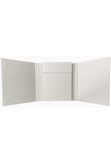 49 AND MARKET Foundations Memory Keeper Tri-fold Magnetic Closure - WHITE