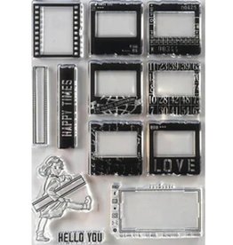 Elizabeth Craft Designs Framed  Stamp Set