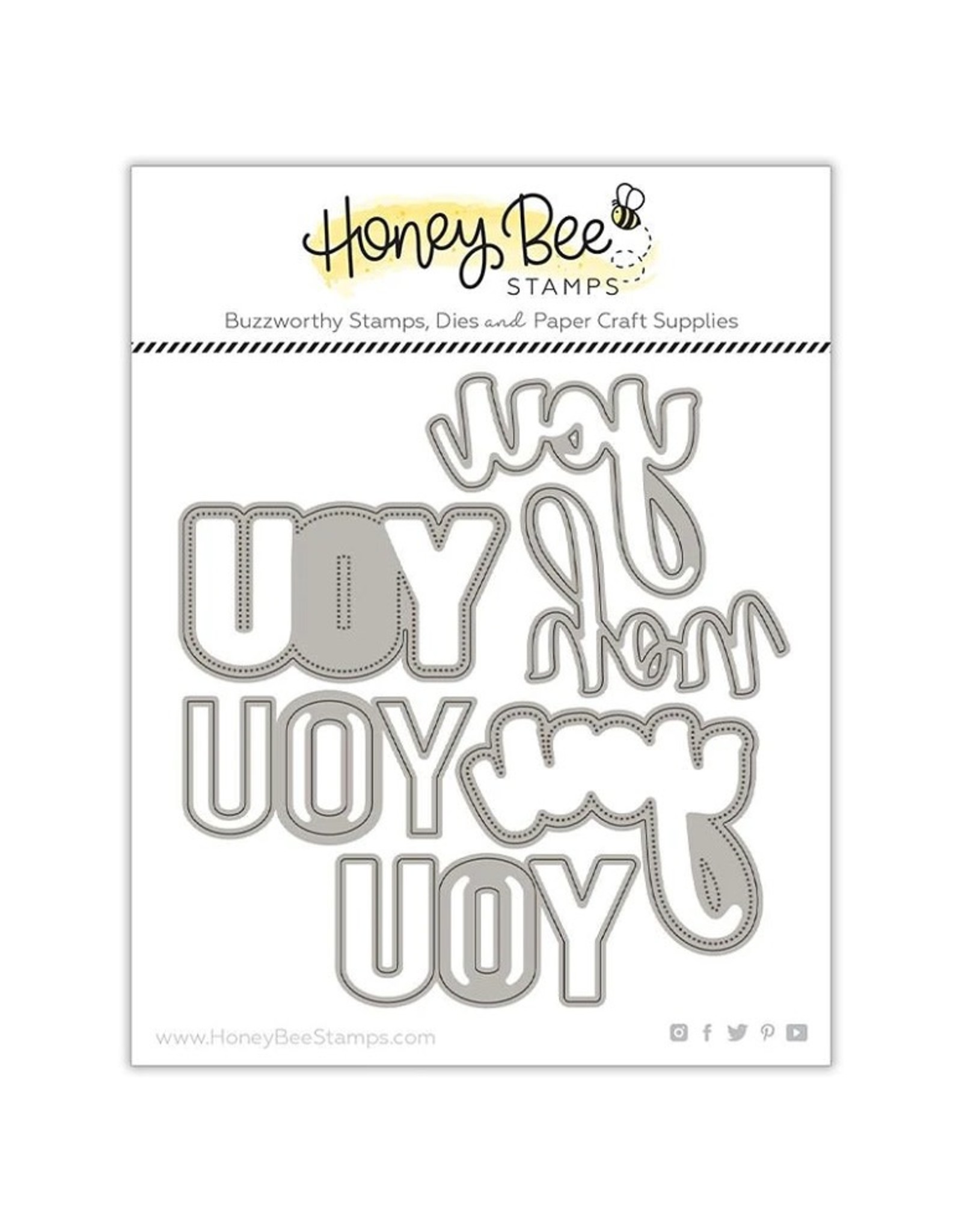 Honey Bee You Buzzword - 4 x 6 stamp set and Honey Cuts Bundle