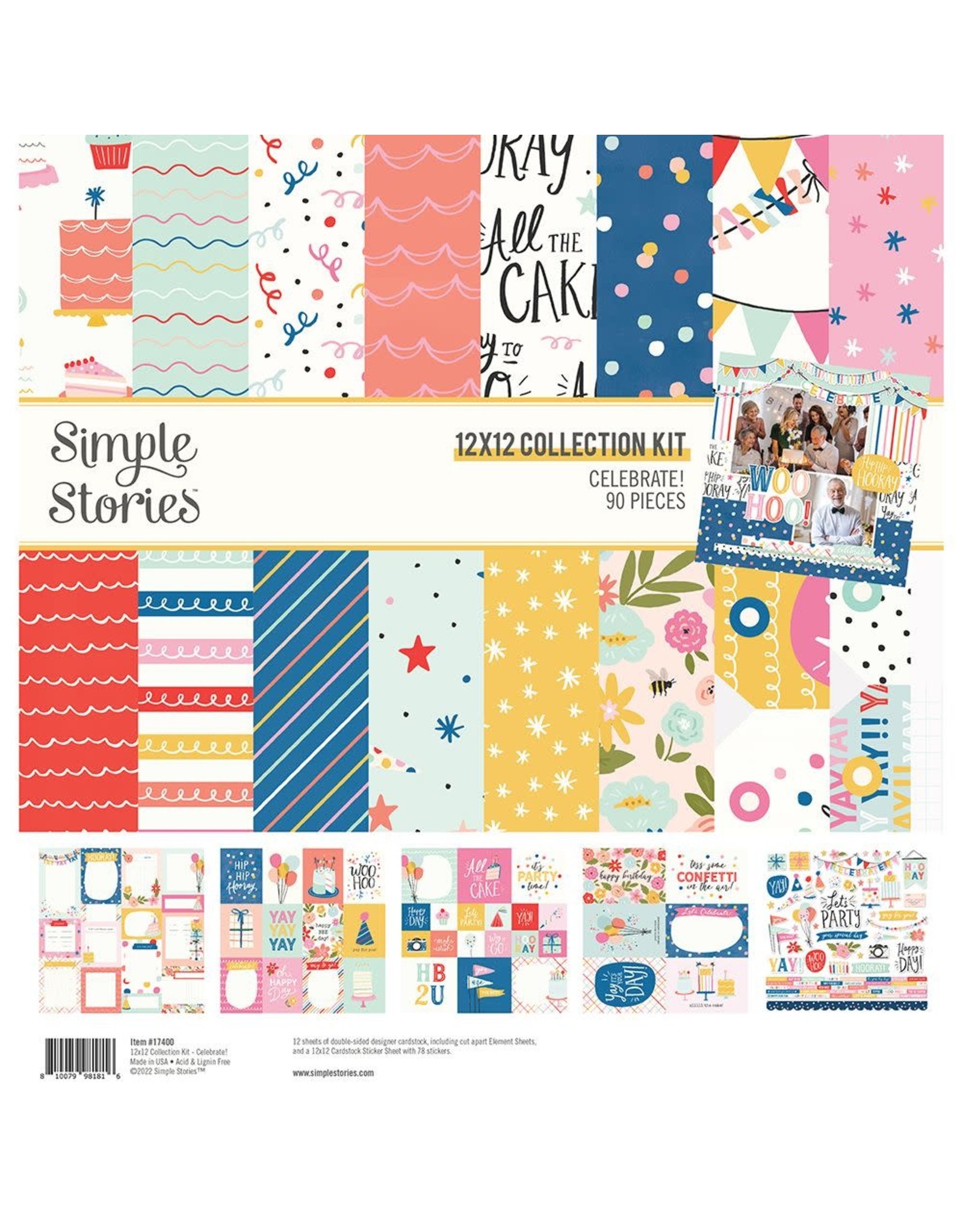 Simple Stories Celebrate! -  12x12 Collection Kit