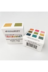 49 AND MARKET Spectrum Sherbet -  Postage Stamp Washi