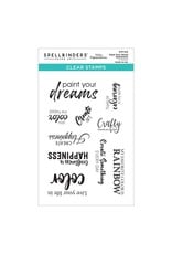 Spellbinders Paint Your World Sentiments stamps