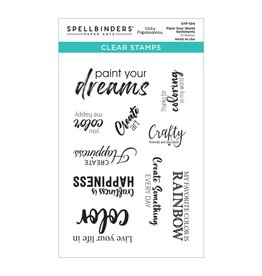 Spellbinders Paint Your World Sentiments stamps