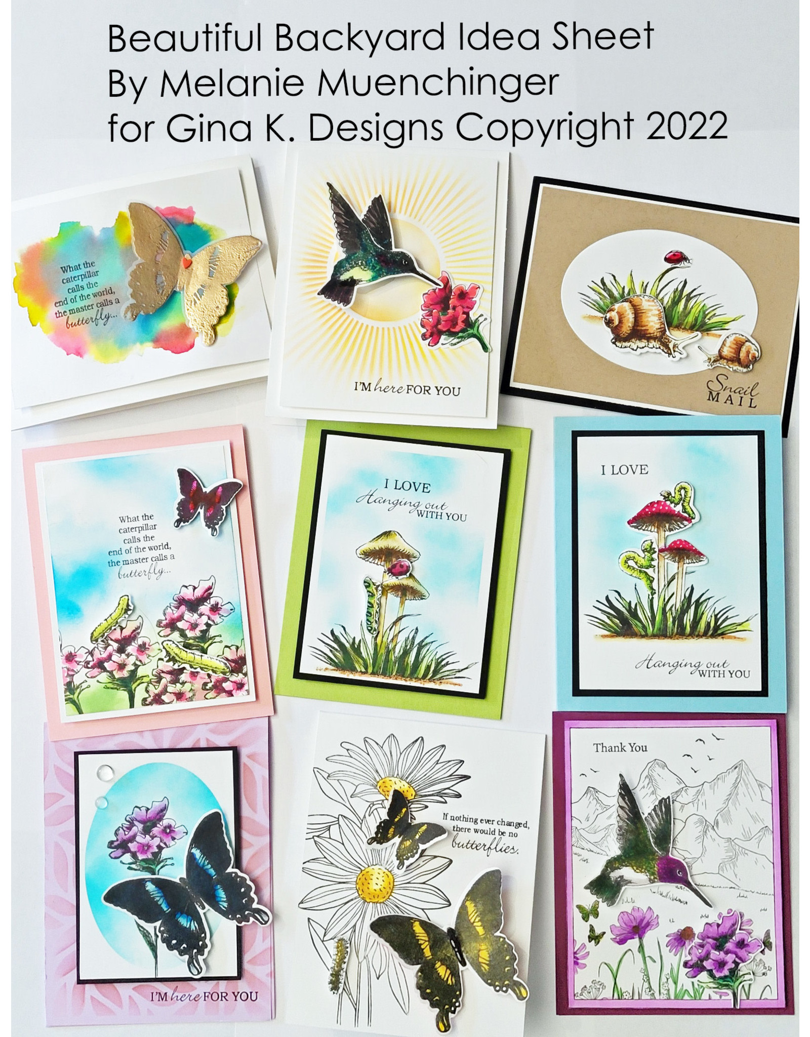 Gina K. Designs Stamp-Beautiful Backyard