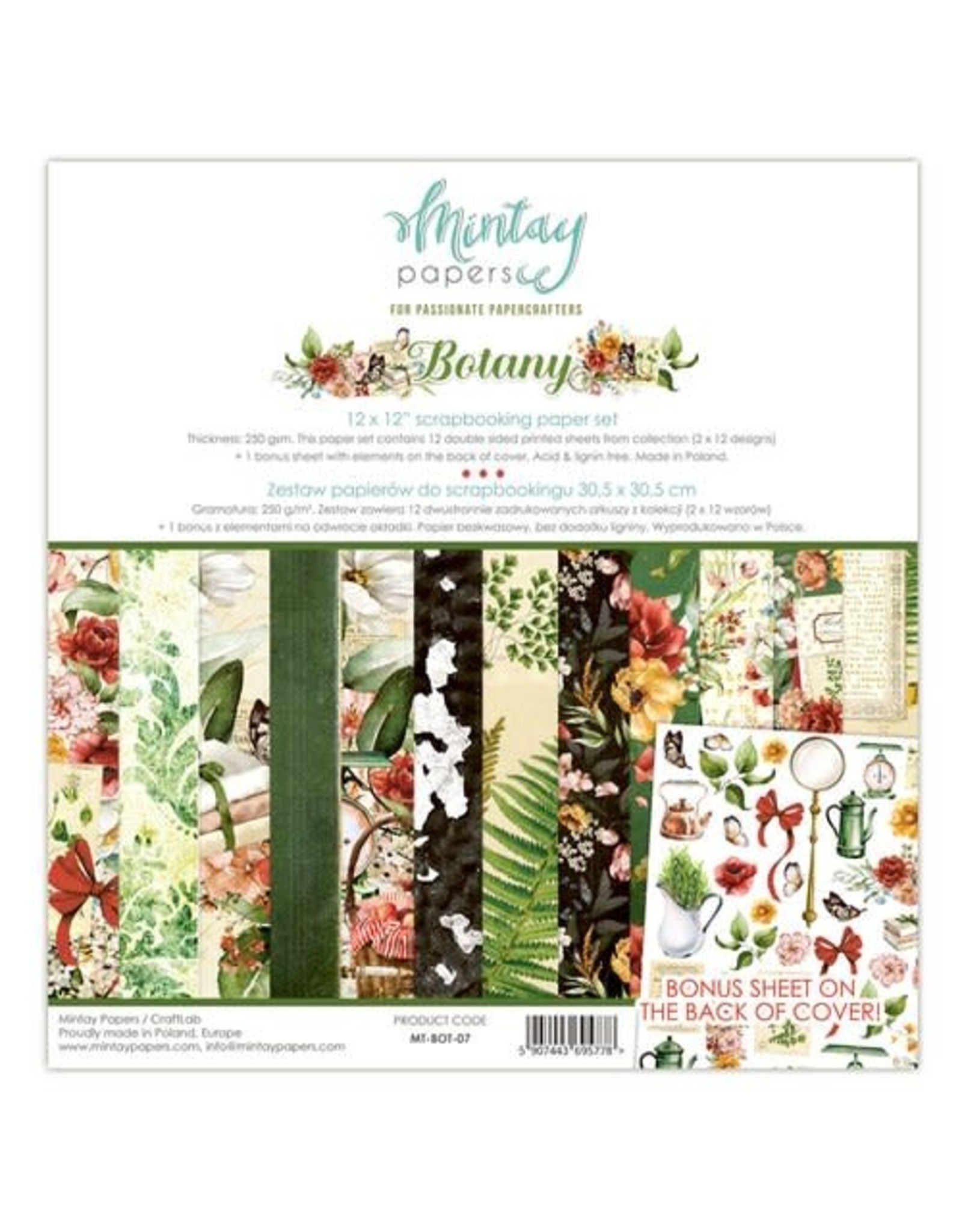 Mintay Papers Botany Collection kit 12x12