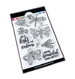Catherine Pooler Designs Summer Nights Collection-Night In Flight Stamp Set
