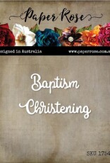 Paper Rose STUDIO Baptism and Christening Small Metal Cutting Die
