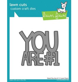Lawn Fawn Giant You Are #1 Die - Lawn Cuts