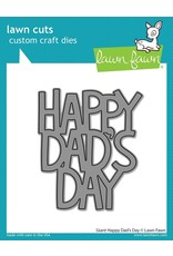 Lawn Fawn Giant Happy Dad s Day Die - Lawn Cuts