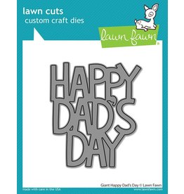 Lawn Fawn Giant Happy Dad s Day Die - Lawn Cuts