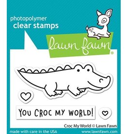 Lawn Fawn Croc My World - Clear Stamps
