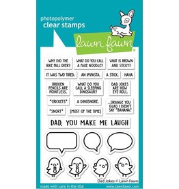Lawn Fawn Dad Jokes - Clear Stamps