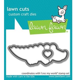 Lawn Fawn Croc My World Dies - Lawn Cuts