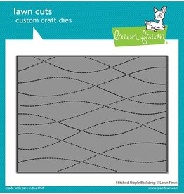 Lawn Fawn Stitched Ripple Backdrop Die - Lawn Cuts