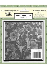 Lisa Horton Crafts Alstroemeria 6x6 3D Embossing Folder