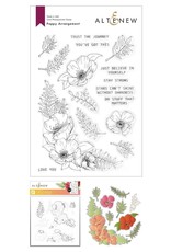 ALTENEW Poppy Arrangement Stamp & Die & Stencil Bundle