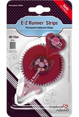 Scrapbook Adhesives E-Z Runner Permanent Strips Refill-small red