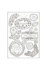 Stamperia Garden of Promises-Dreams-Soft Maxi Mould A5