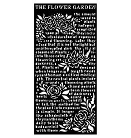 Stamperia Garden of Promises- Flower Garden Stencil 12x25 cm