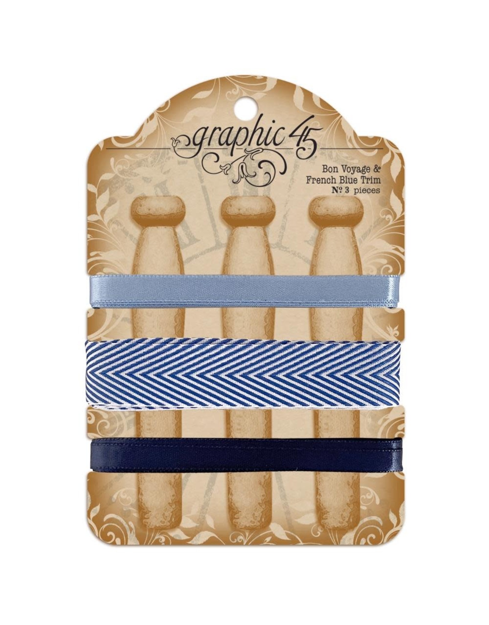 Graphic 45 BON VOYAGE-EMBELLISHMENT TRIM